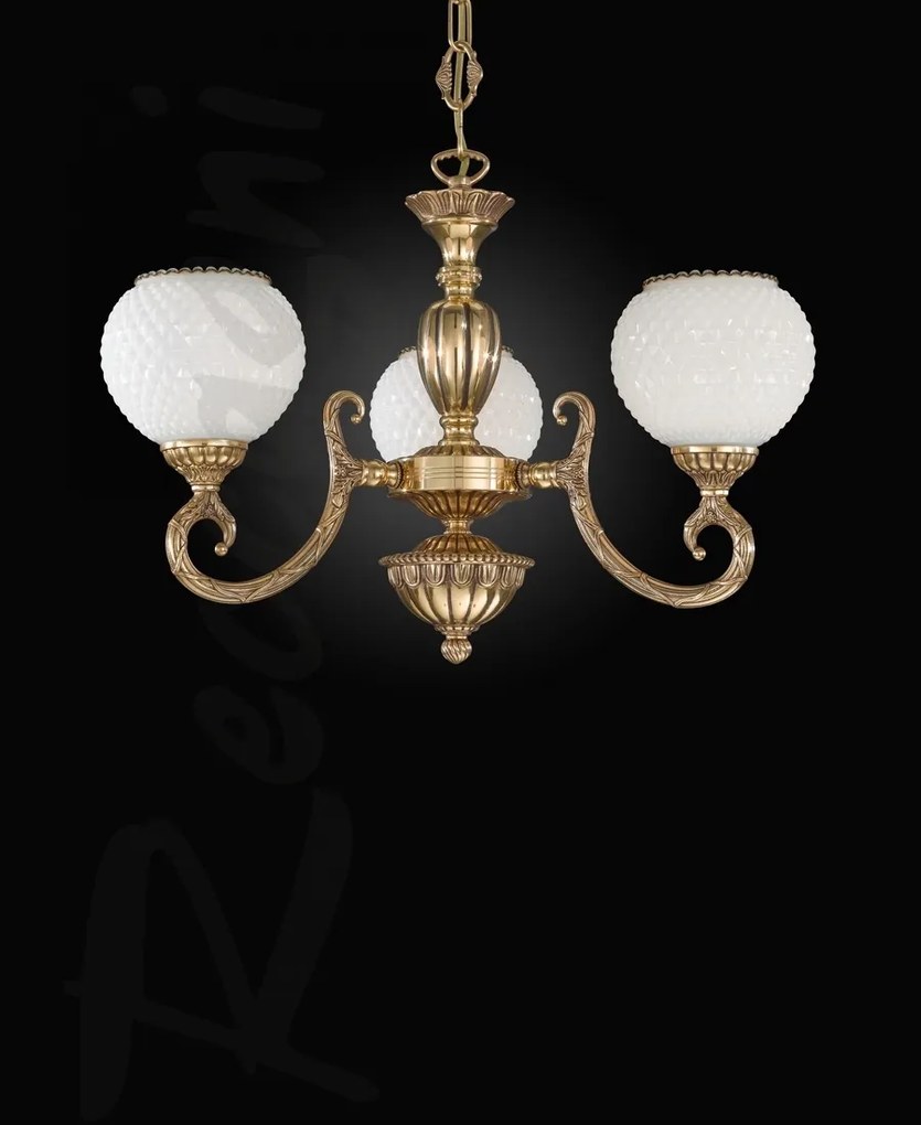 Candelabru din alama cu 3 brate design italian 8550