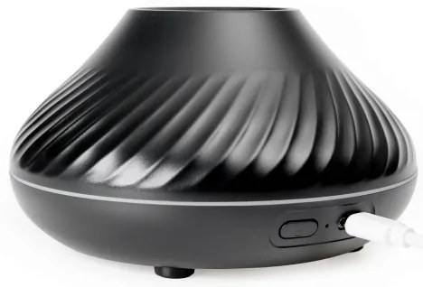 Difuzor LED RGB de arome cu funcție de imitare a flăcărilor LED/6,5W/5V 130ml negru