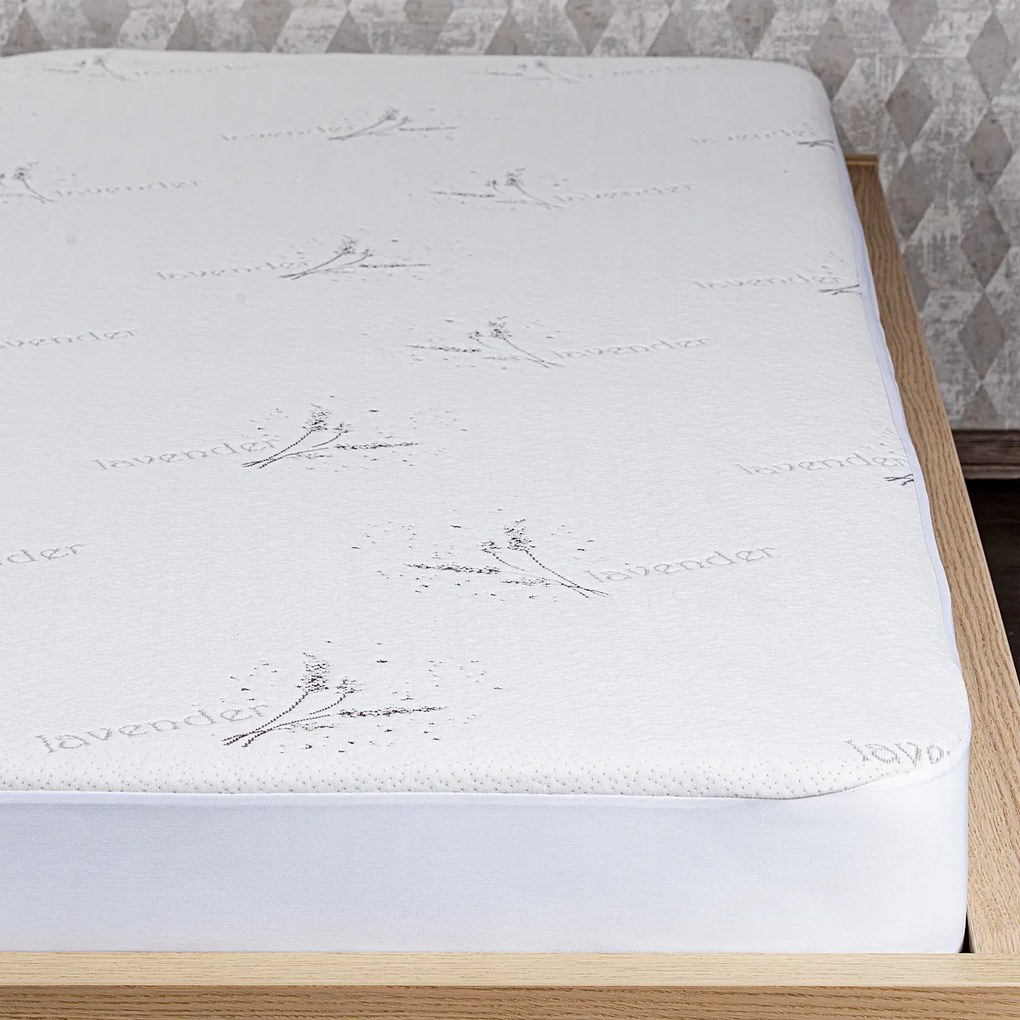 4Home Lavender Protector impermeabil pentru salteacu tiv, 160 x 200 cm + 30 cm, 160 x 200 cm