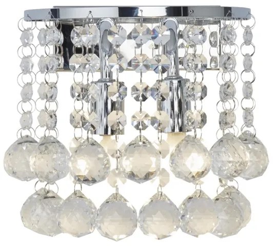 Searchlight - Aplică de cristal HANNA 2xG9/33W/230V