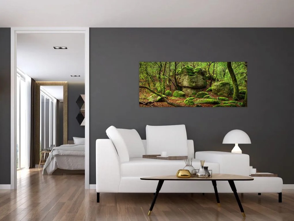 Tablou cu pădurea fermecată (120x50 cm)