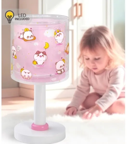 Dalber 41761S - Lampă LED pentru copii KAWAII FRIENDS 1xG4/4W/230V, roz