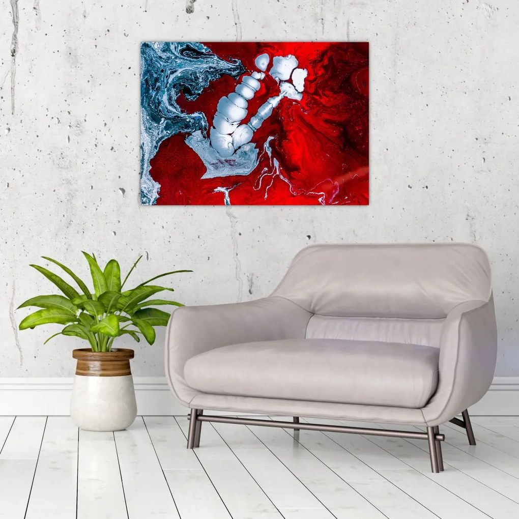 Tablou cu pete abstarcte (70x50 cm)