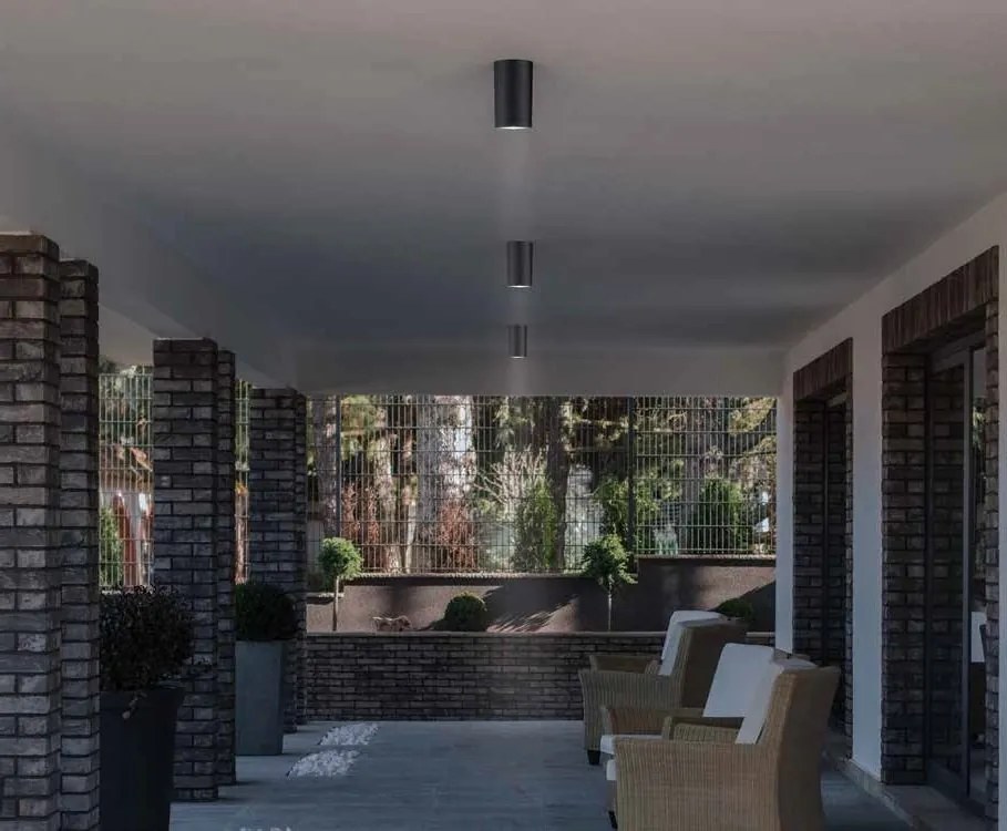 Plafoniera, spot aplicat pentru iluminat exterior, IP54 Dear alb