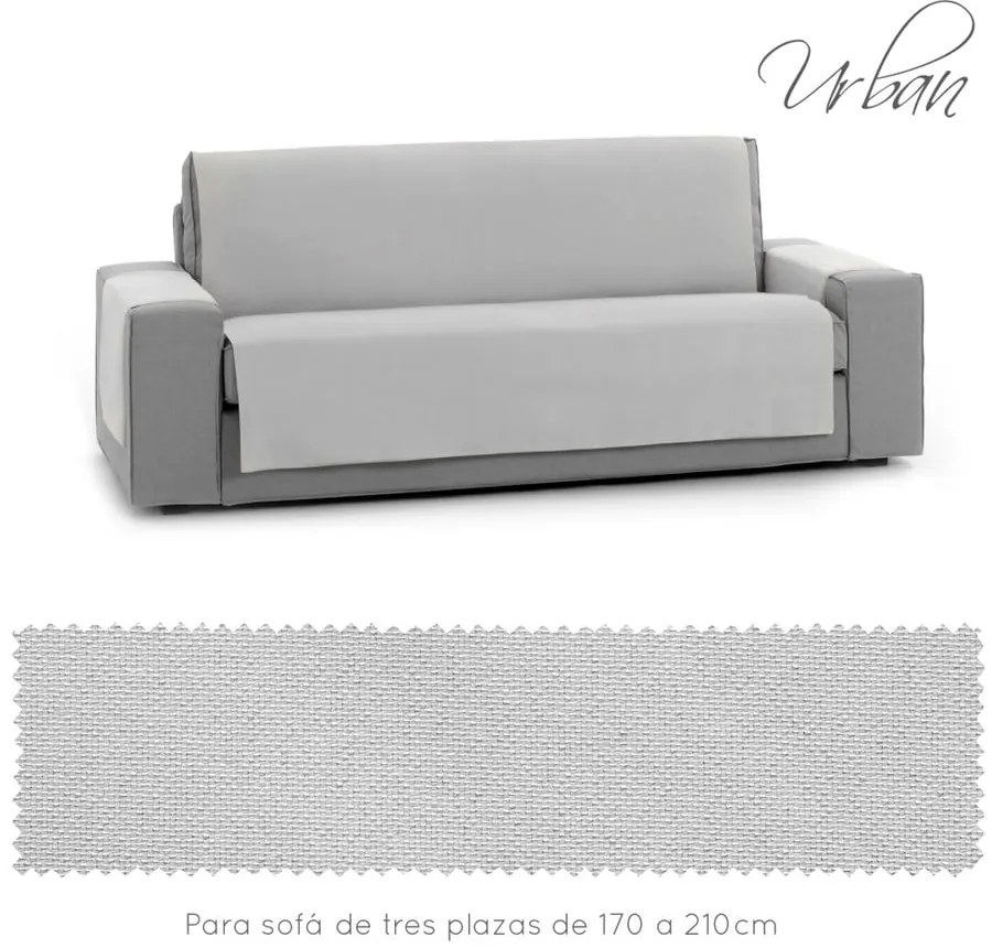 Husă gri deschis pentru canapea cu 3 locuri Urban – Casa Selección