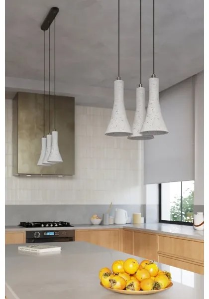 Lustră pe cablu Sollux SL.1226 REA 3xE14/12W/230V beton