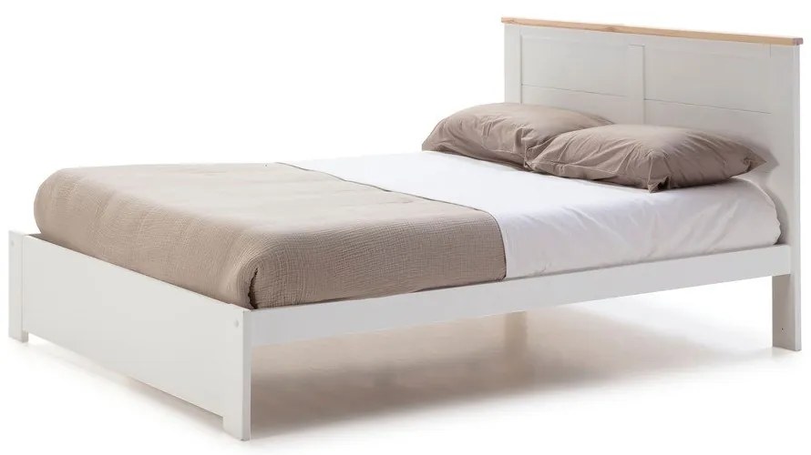 Pat matrimonial alb 140x190 cm Akira – Marckeric