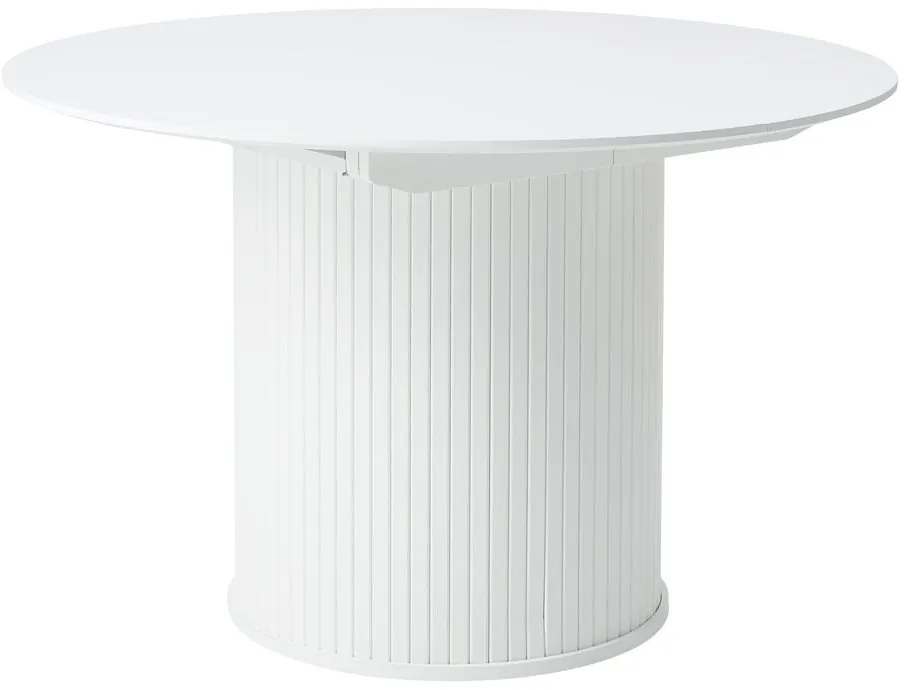 Masă de dining rotundă extensibilă cu blat suplimentar ø 120 cm Nola – Unique Furniture