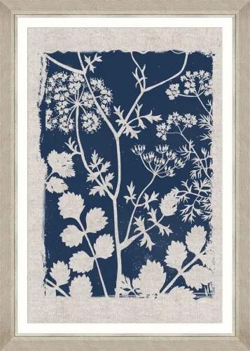 Tablou Framed Art Linocut Florals II