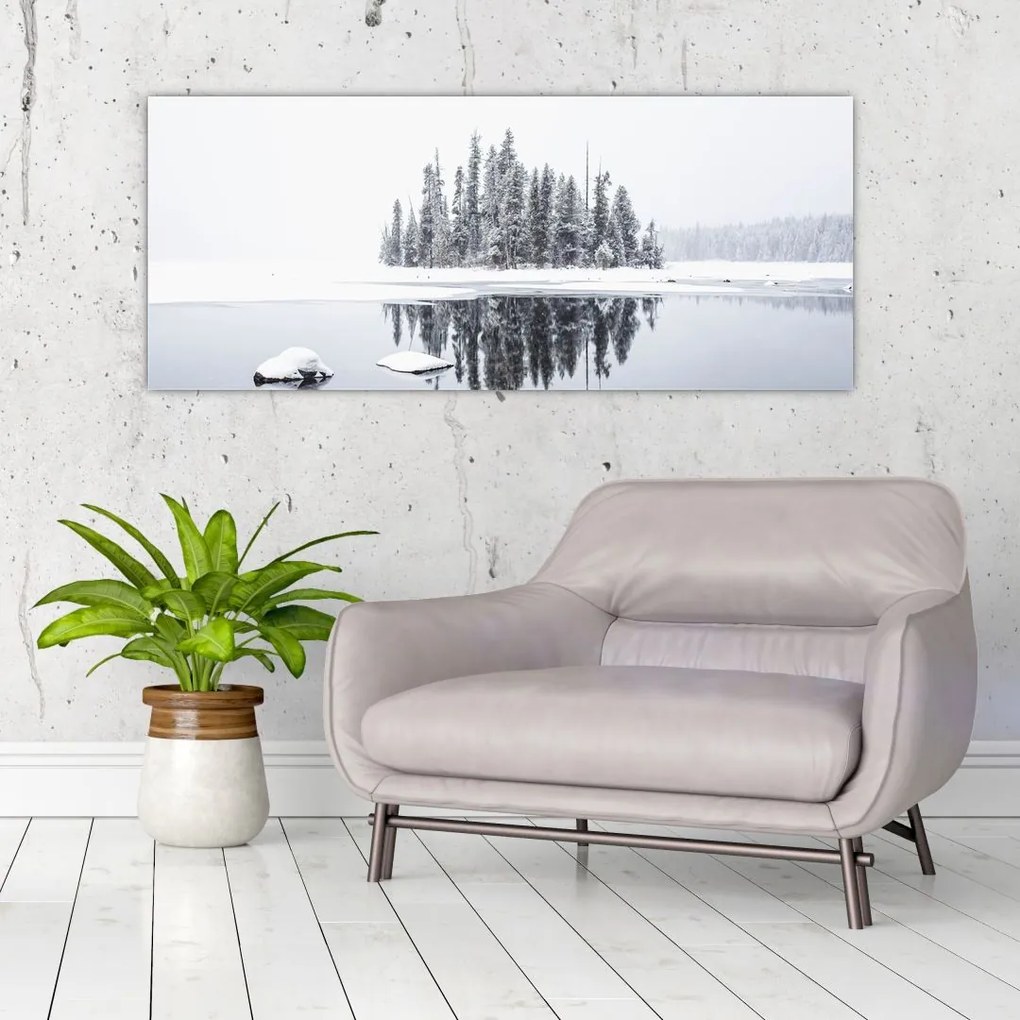 Tablou - A fost alb (120x50 cm)