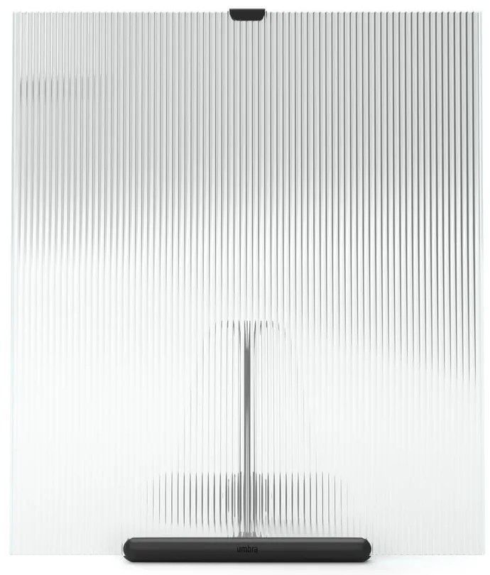 Ramă foto neagră cu picior de susținere din sticlă 26x30,5 cm Flute – Umbra