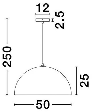 Lustra suspendata design modern, STARLA-LEFKO, D 50cm