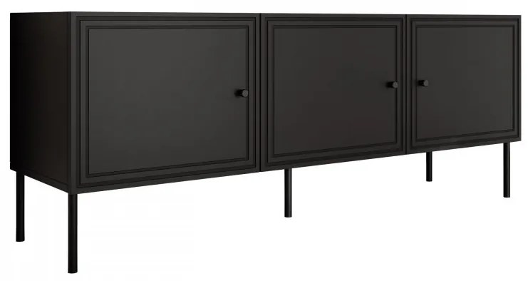 Dulap TV Bas 150 3D (Negru) . Promo -16%. 1106192