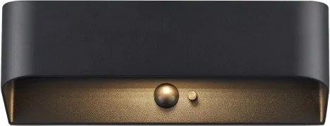 Nordlux - Lampă solară LED cu senzor MARCELLIO, LED/5W/5V, IP54, negru