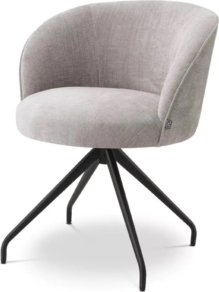 Scaun pivotant design elegant LUX Masters, Sisley grey