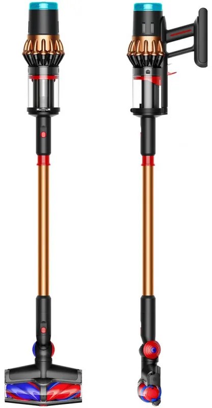 Aspirator vertical Dyson V16 Piston Animal 492963-01, 315AW, 900W, 1.3L, 70 min, CleanCompaktor™, Hyperdymium™, MyDyson™, HEPA, LCD, Negru/Cupru