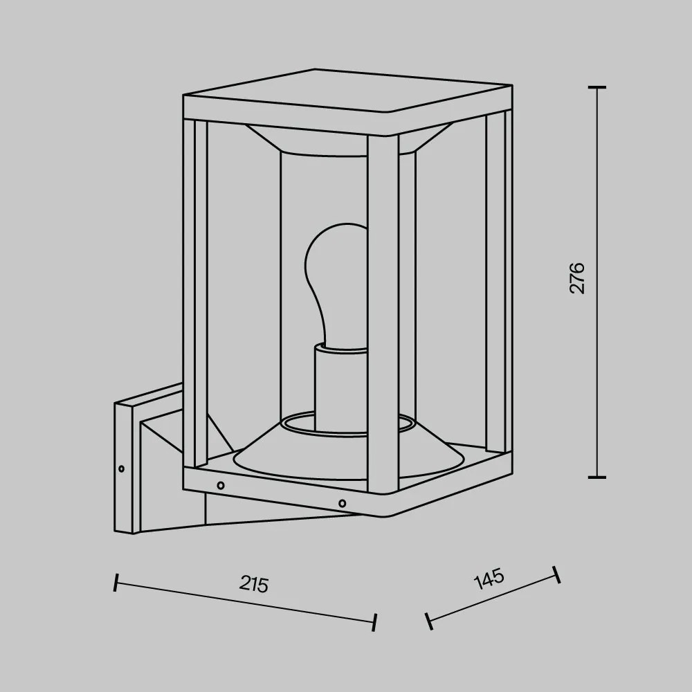 Aplica de perete iluminat exterior IP54 Cell