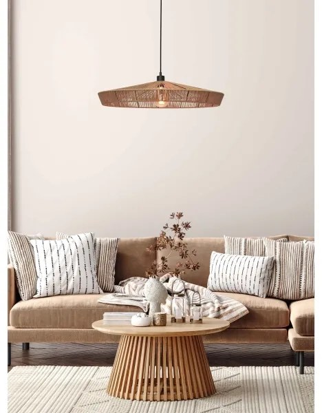 Lustră pe cablu Lucide 10413/70/72 YUNKAI 1xE27/60W/230V d. 70 cm maro