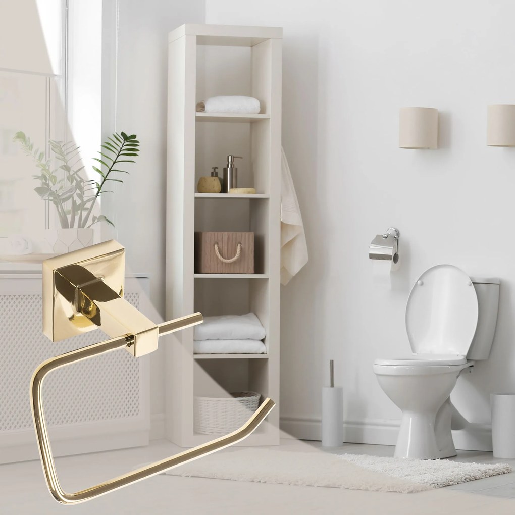 Suport hârtie igienică Gold 322199A