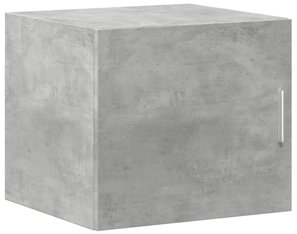 846106 vidaXL Dulap de perete, gri beton, 45x42,5x40 cm, lemn prelucrat