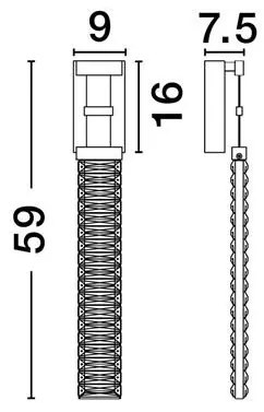 Aplica LED de perete design elegant LAZURA