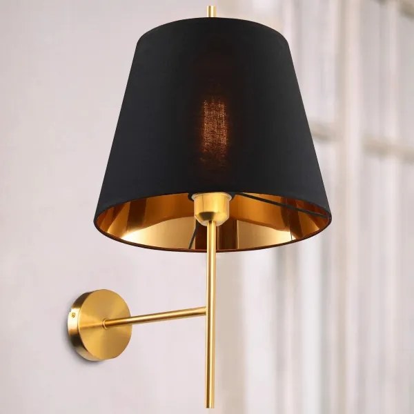 Lampă de perete ELENA 1xE27/20W/230V negru