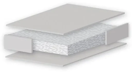 Saltea din Fibre cu Husa Impermeabila 60 x 120