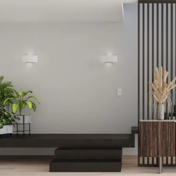 Aplică MAGNUS 2xG9/40W/230V albă Sollux SL.0936