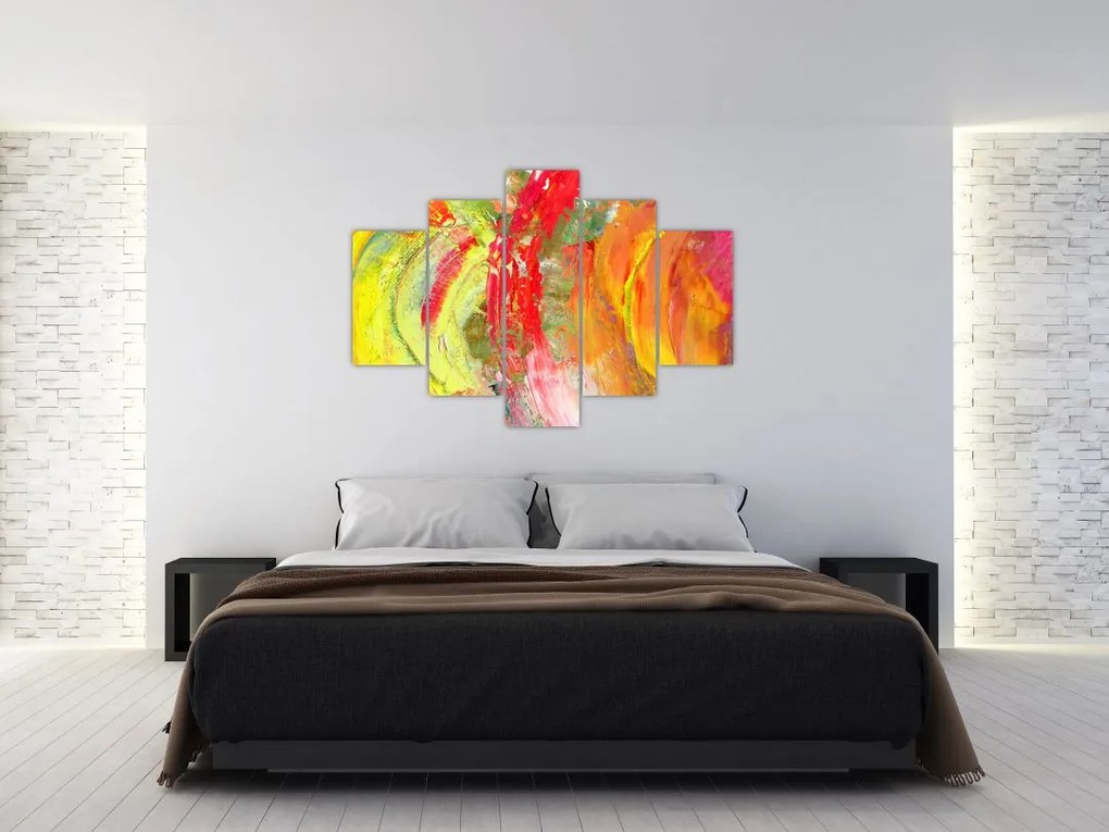 Tablou cu abstracție- pictura (150x105 cm)