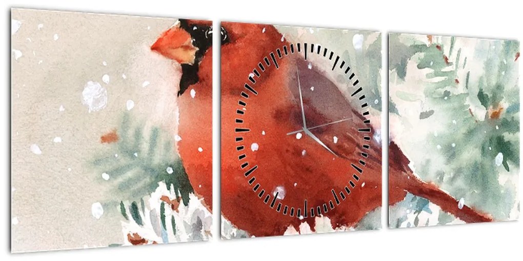 Tablou - Cardinal (cu ceas) (90x30 cm)