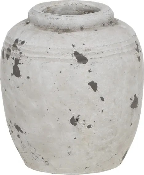 Ghiveci de plante din ceramica, cu aspect antichizat, Frejus H12,5 cm