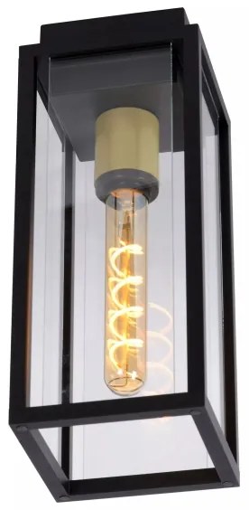 Aplică de exterior Lucide 27105/01/30 LAURENS 1xE27/15W/230V IP54 negru