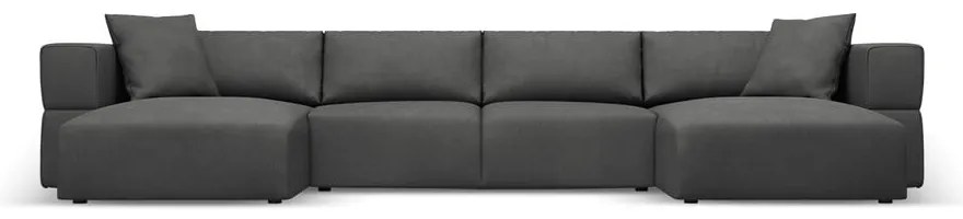 Colțar gri închis (în formă de "U") Esther – Milo Casa