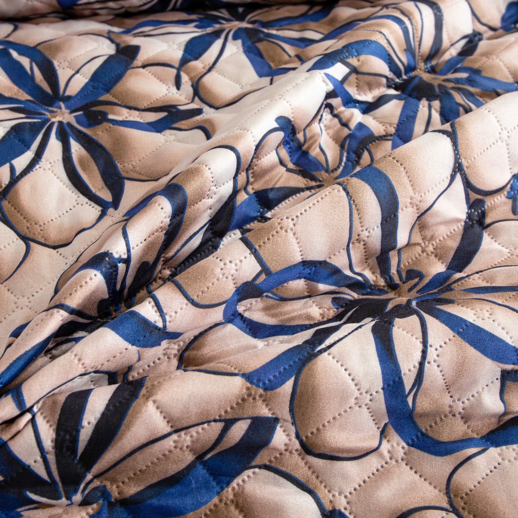 Cuvertura de pat FLORVINA bej Dimensiune: 170 x 210 cm