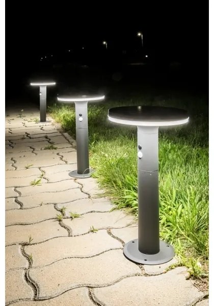 Corp de iluminat LED solar cu senzor ALASKA LED/10W/3,7V IP44 Rabalux 77018