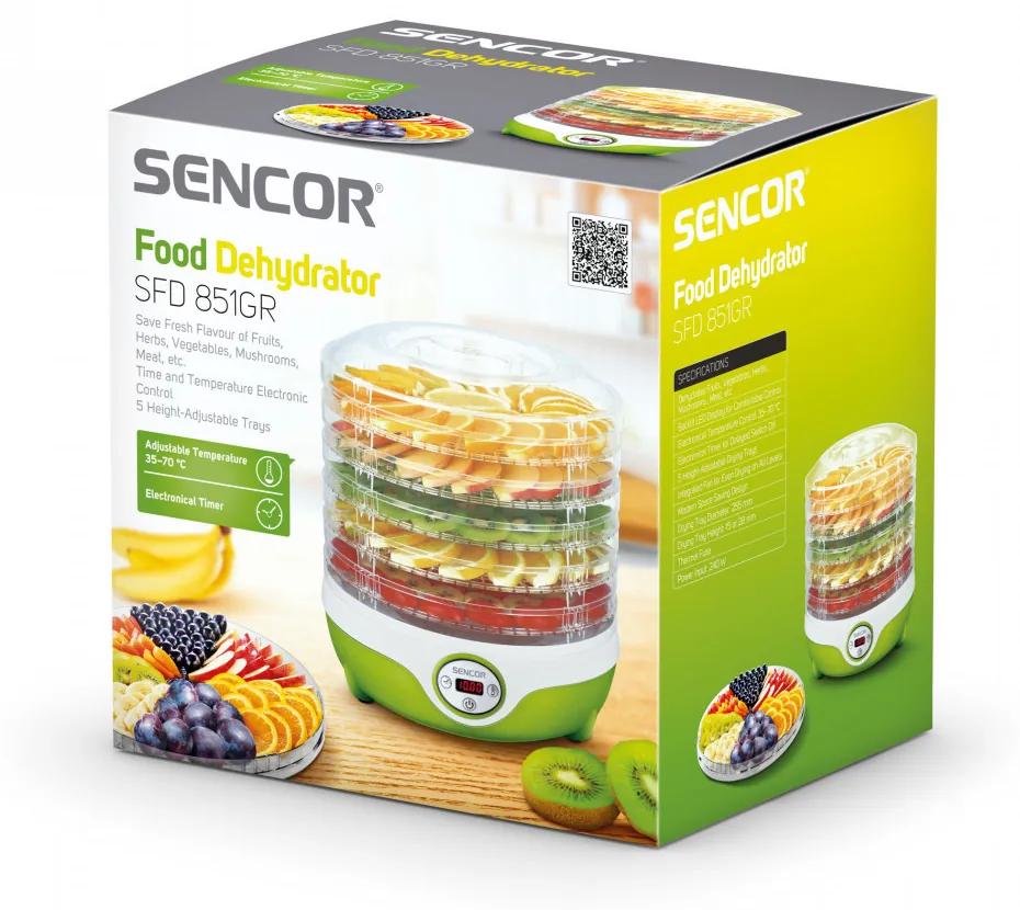 Sencor SFD 851GR deshidrator de fructe