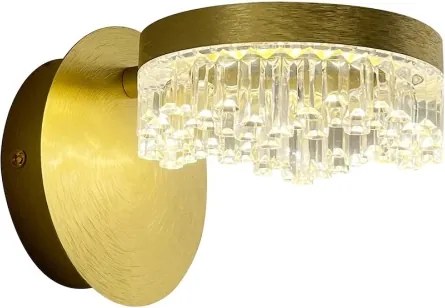 Aplica de perete LED/4W/230V aurie