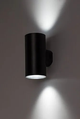 Aplica LED iluminat exterior ambiental, Protectie IP65 Urfa II negru