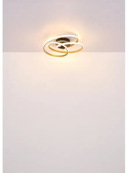 Lustră LED aplicată Globo 67183-40G GLYXAR LED/40W/230V