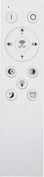 Fulgur s-43059 - Plafonieră LED NOMY 50W/230V CCT UGR IP40, diam. 60 cm, negru + telecomandă