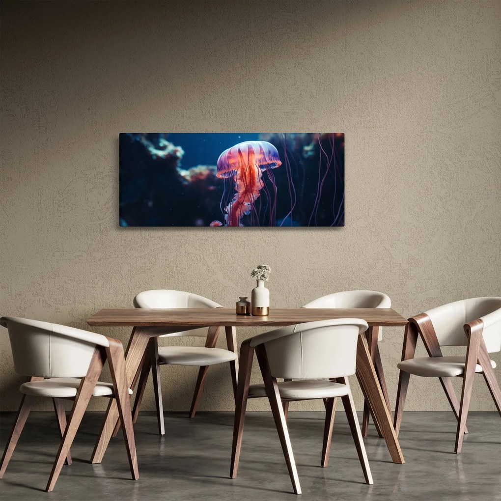 Tablou - Meduză (120x50 cm)