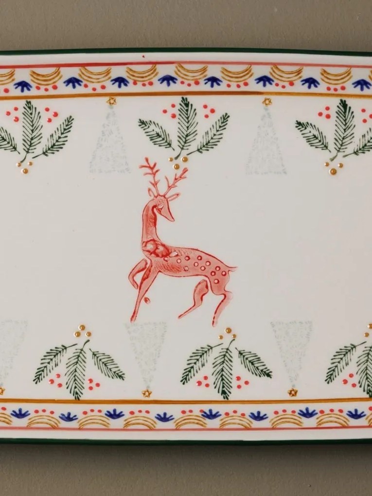 Set 2 platouri din ceramica, "Frimas"
