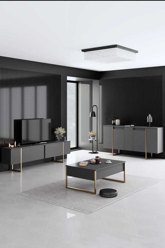 Dulap Luna (antracit + auriu). 1073570
