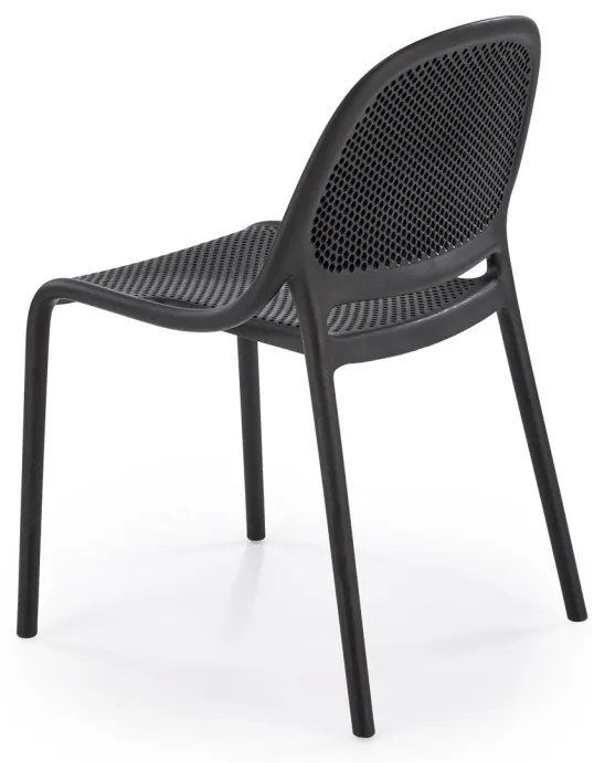 Scaun plastic K532 negru