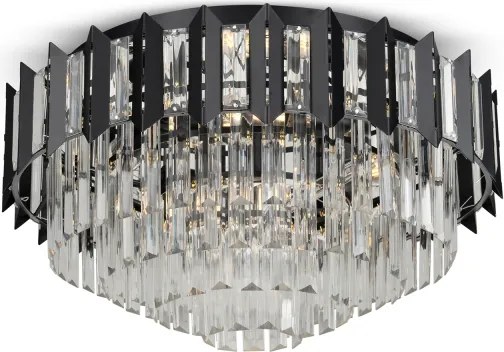 BRILAGI - Plafonieră SPECTRA 5xE14/40W/230V diam. 48 cm neagră
