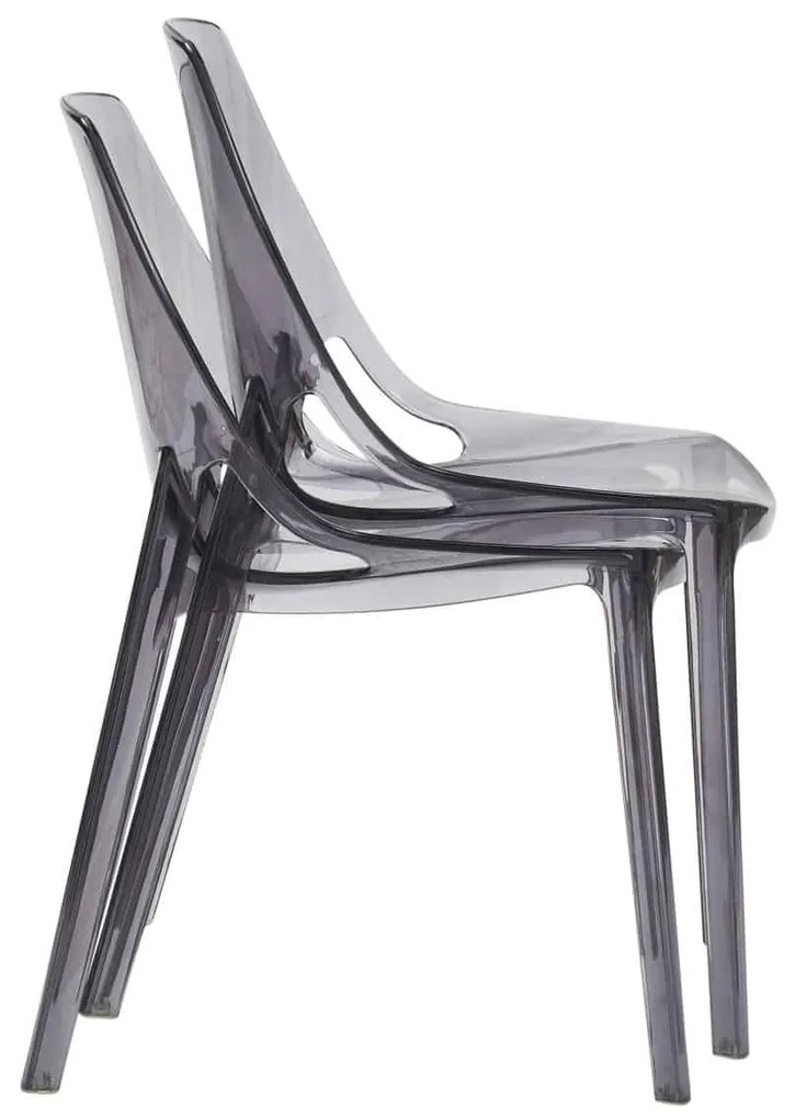 Scaun BOSTON polipropilena Fume - FUME