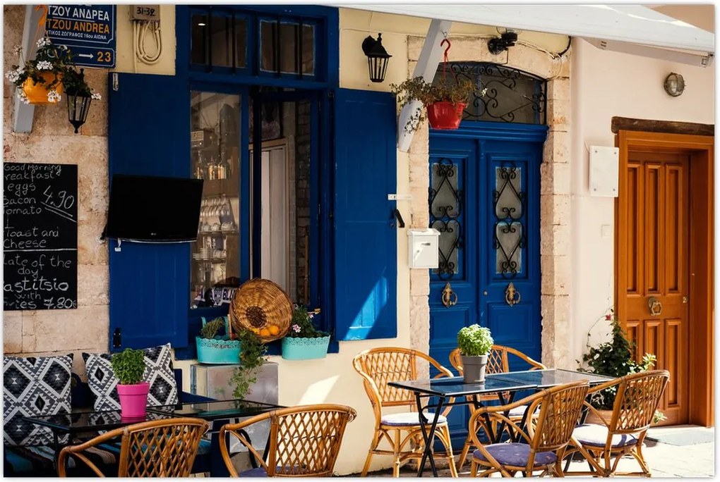 Tablou - ședere în Grecia (90x60 cm)