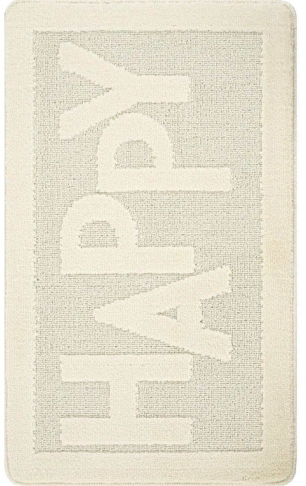 Covoraș de baie crem 60x100 cm Happy – Foutastic