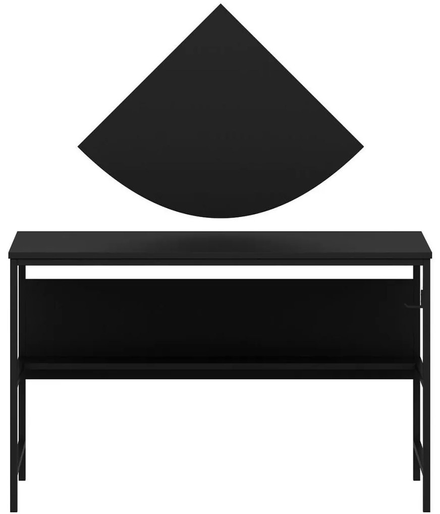 Masă PC Grana Matt (Negru). 1088792