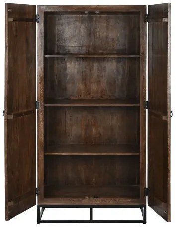 Dulap, maro, din lemn reciclat, Armoire